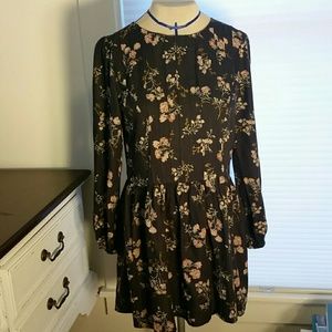 Hinge Pintuck Minidress